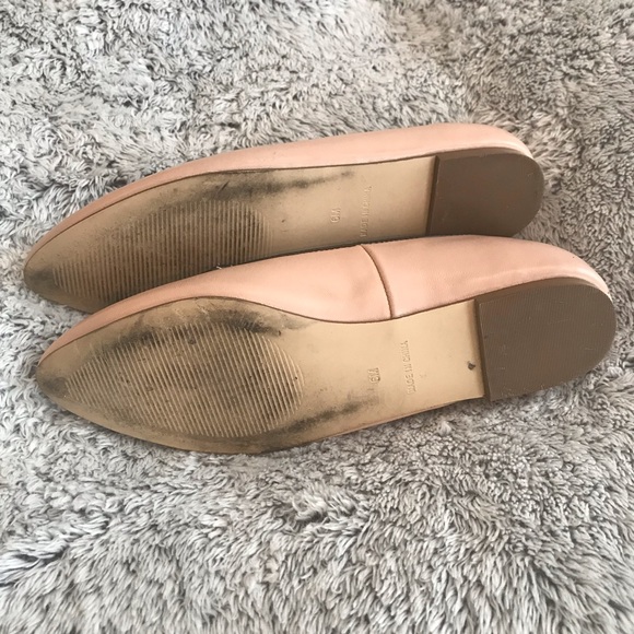 Talbots Pink Point Toe Loafers with Bow - Picture 3 of 4